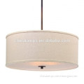 hot sale Australia standard linen modern pendant lamp with acrylic diffuser for coffee shop or dress shop